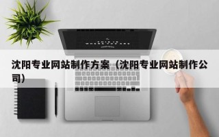 正定沈阳专业网站制作方案（沈阳专业网站制作公司）